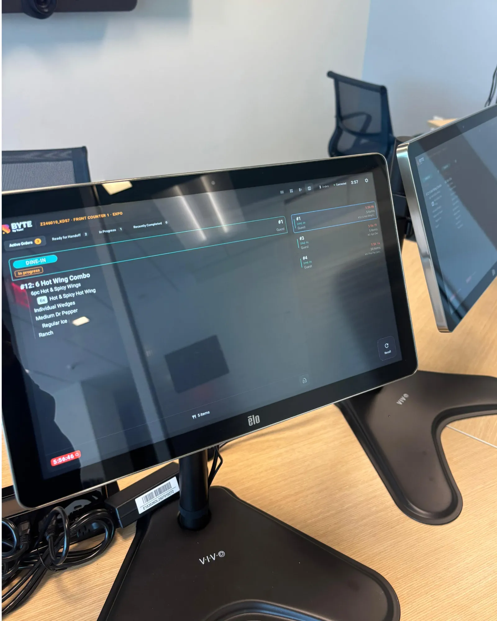 First demo of the screens