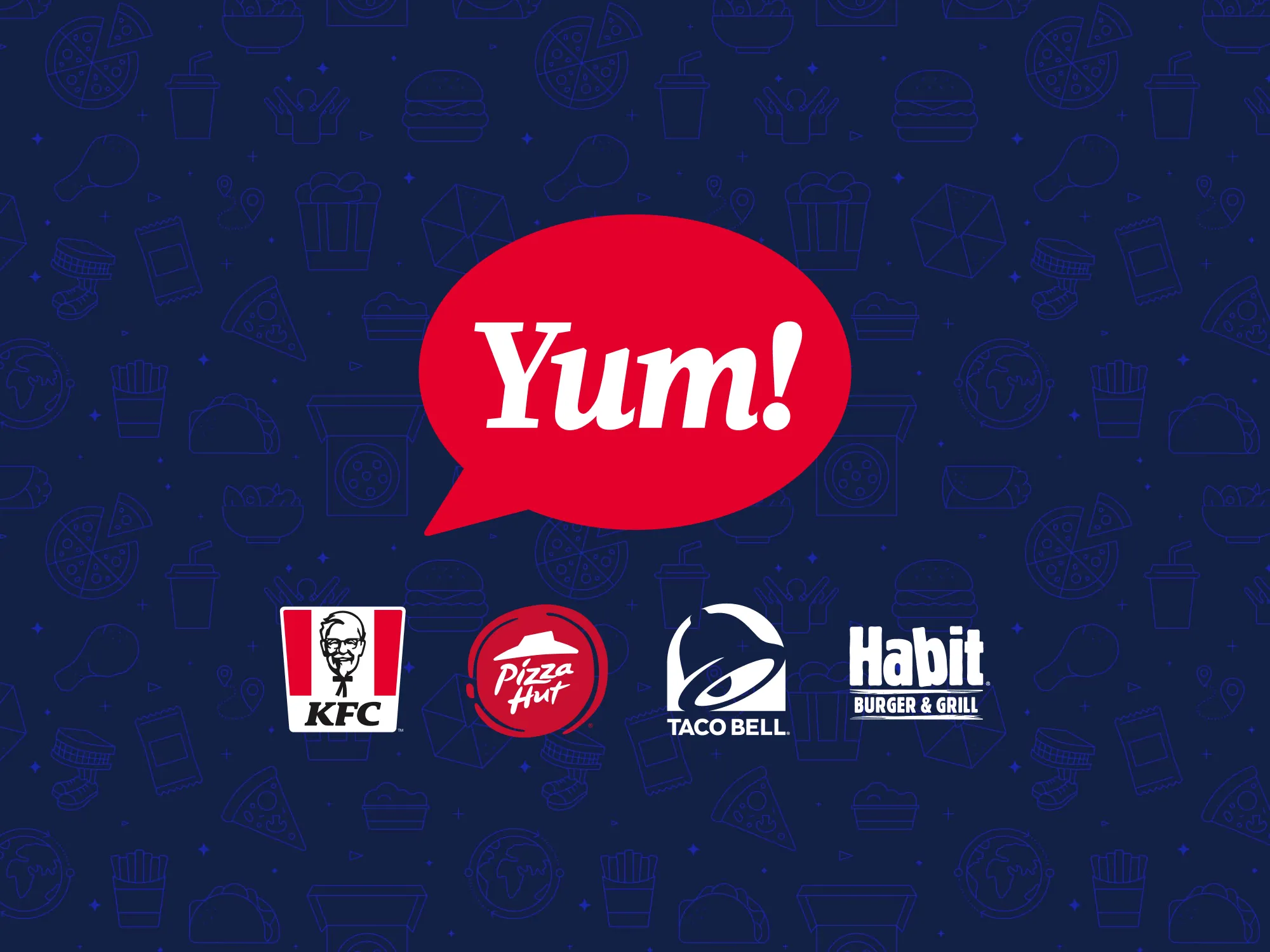 Yum! Brands logo with KFC logo